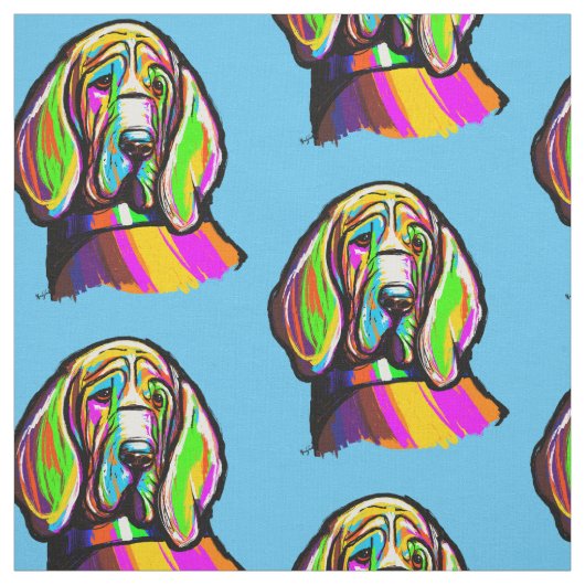 Bluthund Stoff (Muster)