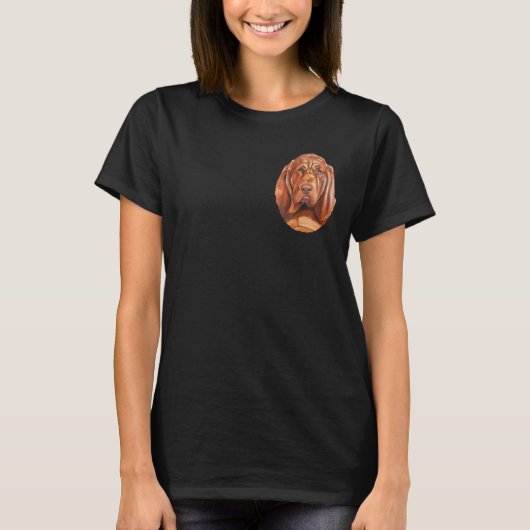 Bluthund-T-Shirt T-Shirt (Vorderseite)