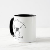 Bluthund Tasse (Vorderseite Links)