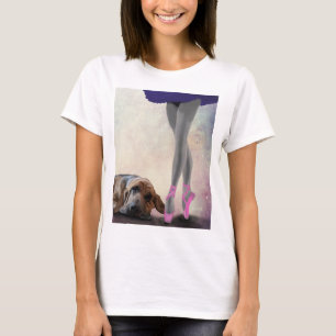 Bluthund und Ballett-Tänzer T-Shirt