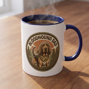Bluthund-Vater-Kaffeetasse   Geschenk für Hound-Do Tasse