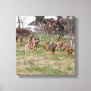 Bluthundarbeiten Leinwanddruck