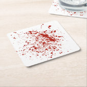 blutig 2 rechteckiger pappuntersetzer (angewinkelt)