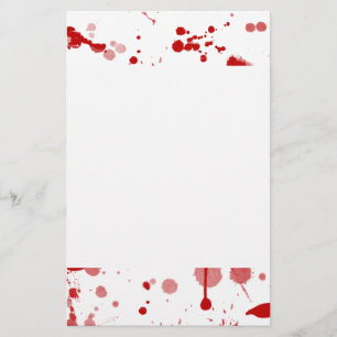 Blutige Briefpapier