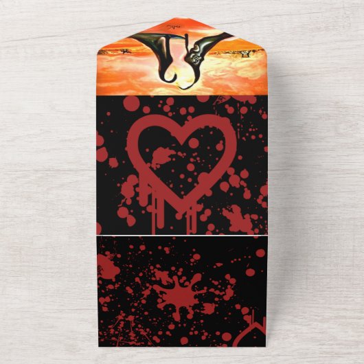 blutige Einladung (Außenbereich)