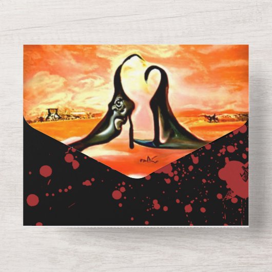 blutige Einladung (Rückseite)