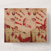 blutige Einladung (Rückseite)