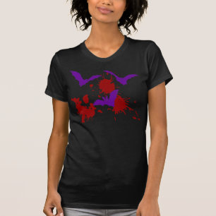 BLUTIGE FLEDERMÄUSE ROT UND PURPUR T-Shirt