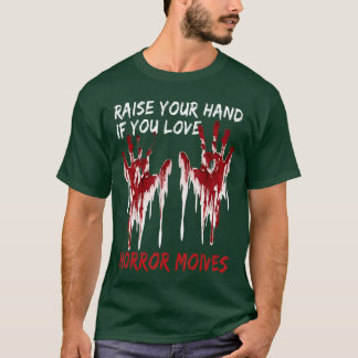 Blutige Hand Halloween Horroream Gruselfilme Kostü T-Shirt