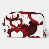 blutige Herzen Waschbeutel (Vorderseite)