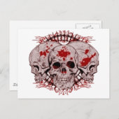 Blutige Hölle Postkarte (Vorne/Hinten)