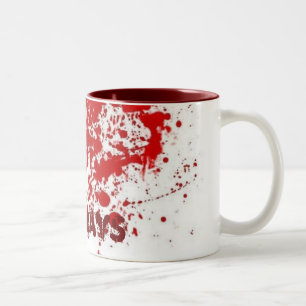 Blutige Montag-Tasse Zweifarbige Tasse