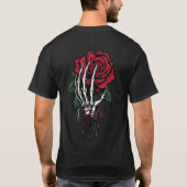 Blutige Rose des Todes T-Shirt (Rückseite)