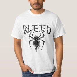Blutige Spinne Meltdown – Dunkle Tropfen-Ästhetik  T-Shirt