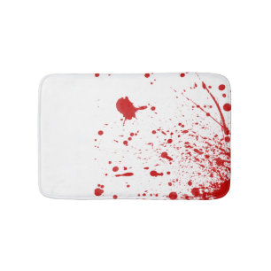 Blutige Streich-Bad-Matte Badematte