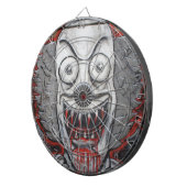 Blutiger Clown Dartscheibe (Vorderseite rechts)