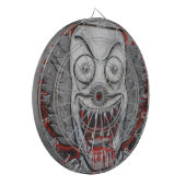 Blutiger Clown Dartscheibe (Vorderseite Links)