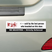 Blutiger LAUF! Kein erbittenaufkleber Autoaufkleber (Auf Auto)