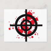 blutiger Scharfschütze Postkarte (Vorderseite)