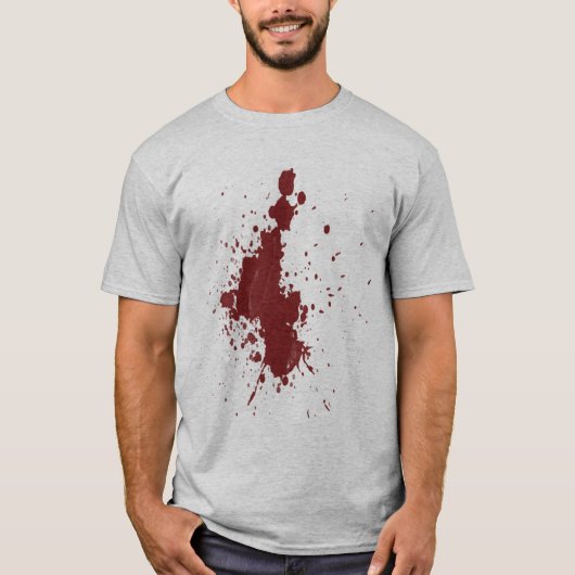Blutiger T - Shirt (Vorderseite)