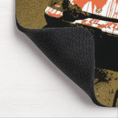 Blutiges Auto Mousepad (Ecke)