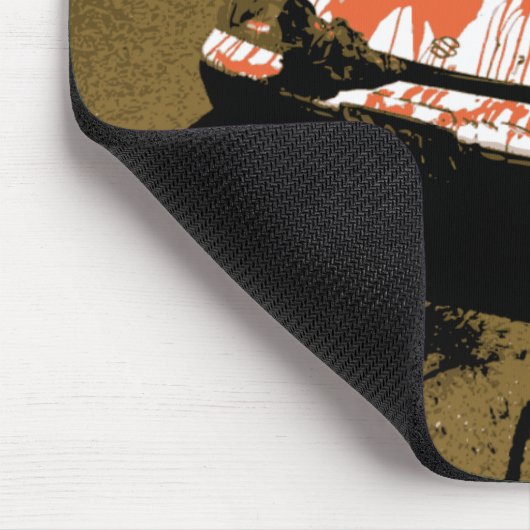 Blutiges Auto Mousepad (Ecke)