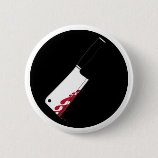 Blutiges Fleisch-Spalter-Abzeichen Button