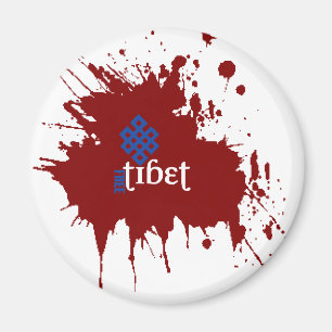 Blutiges freies Tibet Magnet