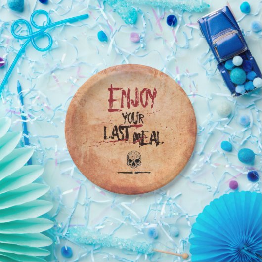 Blutiges gespenstisches gruseliges genießen Ihre Pappteller (Party)