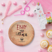 Blutiges gespenstisches gruseliges genießen Ihre Pappteller (Party)