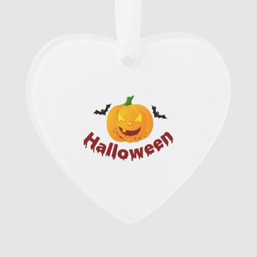 blutiges Halloween Ornament (Vorderseite)