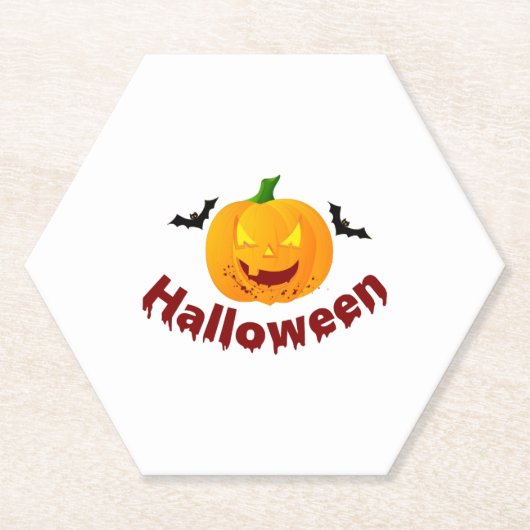 blutiges Halloween Untersetzer (Vorderseite)