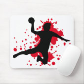 blutiges Handball dodgeball Mousepad (Mit Mouse)