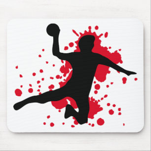 blutiges Handball dodgeball Mousepad