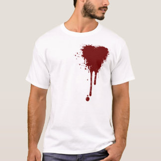 Blutiges Herz T-Shirt