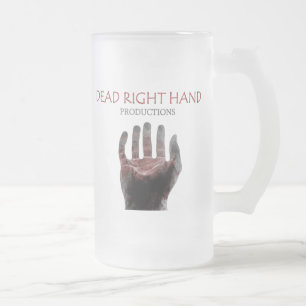 Blutiges negatives Bier/Kaffee Mattglas Bierglas