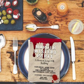 blutiges Party über die Tötung von Wildtieren Einladung