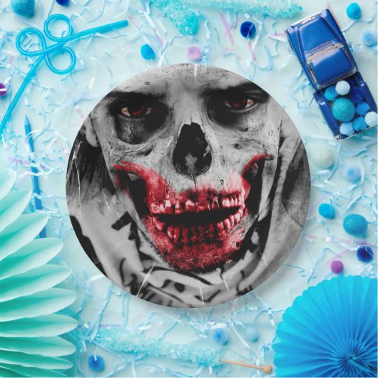 Blutiges Zombie-Apokalypse-Party-Papierplatte Pappteller (Party)