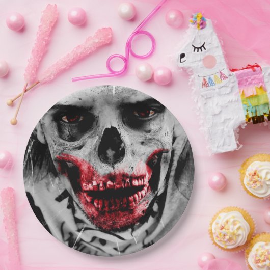 Blutiges Zombie-Apokalypse-Party-Papierplatte Pappteller (Party)