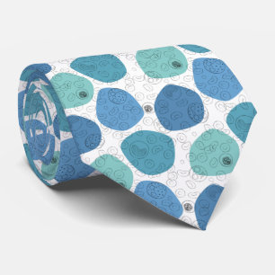 Blutkörperchen - Blues Krawatte