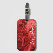 Blutkörperchen in der Vene Gepäckanhänger (Vorderseite Vertikal)