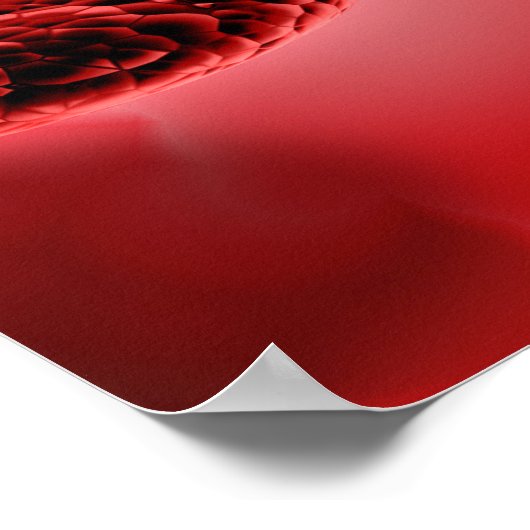 Blutkörperchen Poster (Ecke)