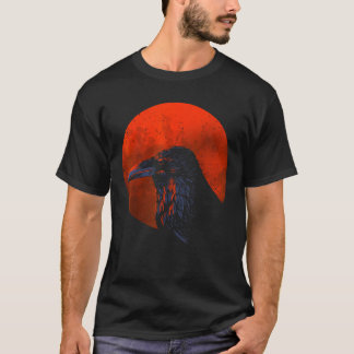 Blutkrähe beschattet Vogel T-Shirt