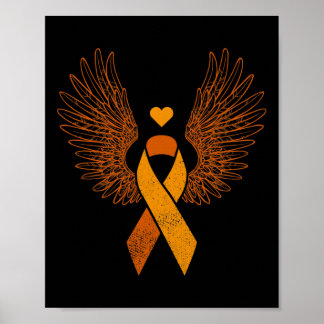 Blutkrebs-Bewusstsein bei der Blutfarbbandleukämie Poster