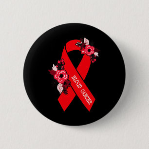 Blutkrebs-Bewusstsein Bluthochdruck rotes Blut kan Button