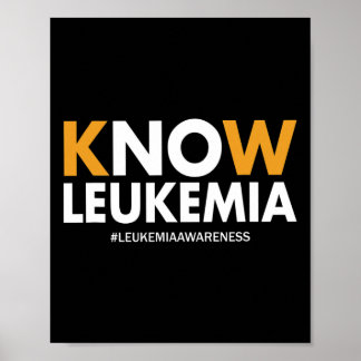 Blutkrebs Bewusstsein gibt Männer Frauen Kinder wi Poster