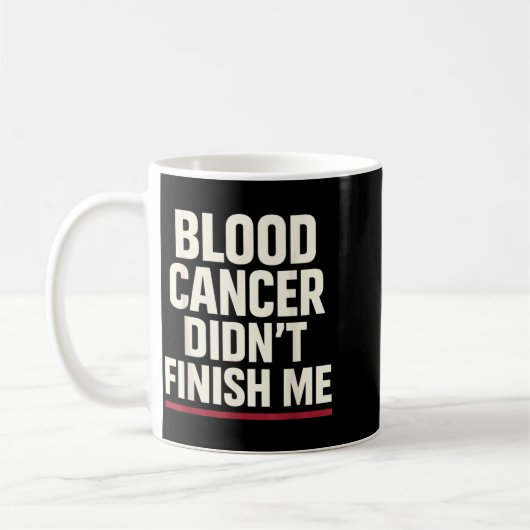 Blutkrebs-Bewusstsein Leukämie Lymphom Überlebende Kaffeetasse (Links)