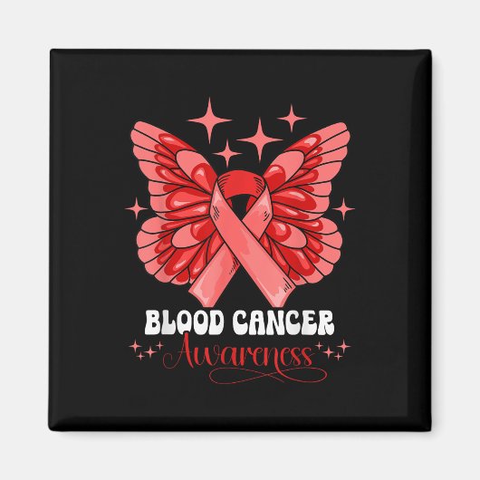 Blutkrebs-Bewusstsein Magnet (Vorne)