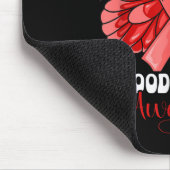 Blutkrebs-Bewusstsein Mousepad (Ecke)
