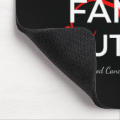 Blutkrebs-Bewusstsein Red Ribbon Faith Family Fut Mousepad (Ecke)